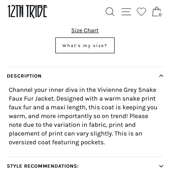 ISO 🚩 12TH TRIBE VIVIENNE GREY SNAKE PRINT FAUX FUR JACKET - NOT FOR SALE - Picture 5 of 5